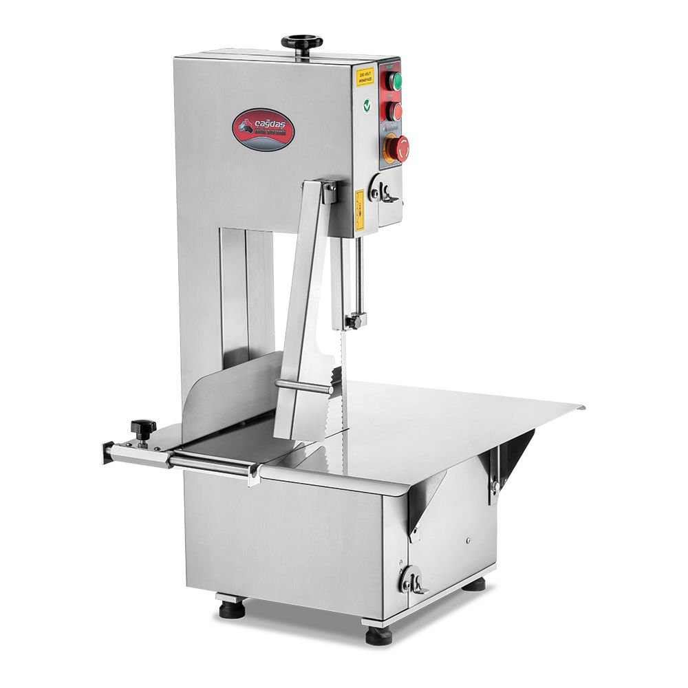 Çağdaş Et Kemik Testeresi Makinersi, Krom Gövde 1.5 hp 220v