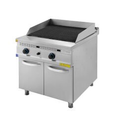 Turhan Çelik Döküm Izgara Gazlı, Alt Dolaplı 80x93x85 cm