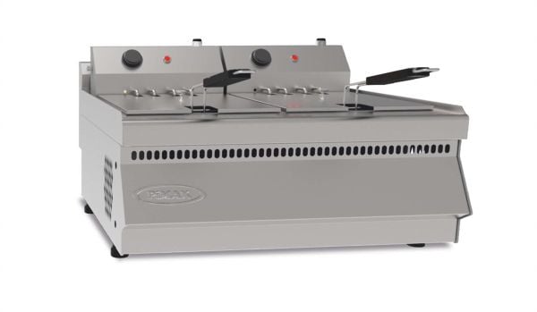 Pimak 10+10 Litre Elektrikli Fritöz, 60x60x30 Cm M062-1