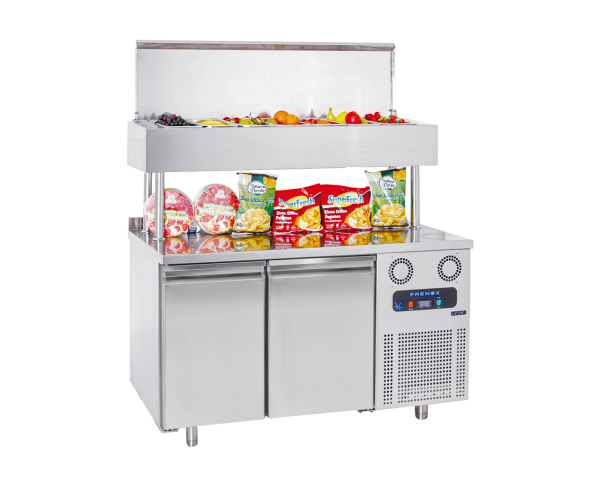 Frenox Pizza Hazırlık Dolabı Yüksek Ayakalı 4 Çekmeceli, Makeup CGN2-YM-4D