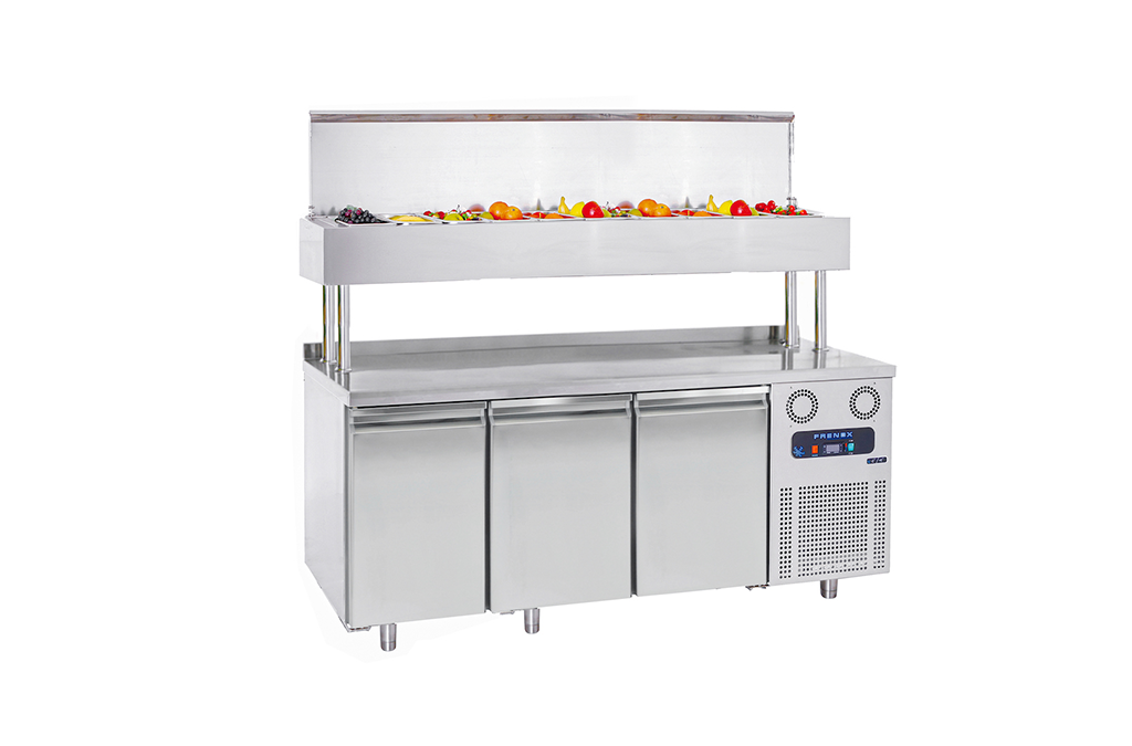 Frenox Pizza Hazırlık Dolabı Yüksek Ayakalı 6 Çekmeceli, Makeup CGN3-YM-6D