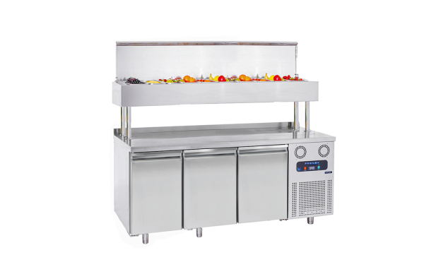 Frenox Pizza Hazırlık Dolabı Yüksek Ayakalı 6 Çekmeceli, Makeup CGN3-YM-6D