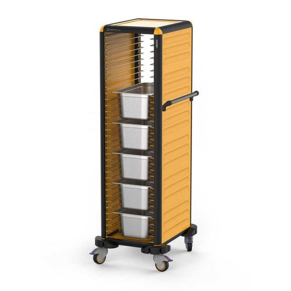 Gastrolley Küvet Taşıma Arabası, 29 Raflı 2 Yanı Kapalı, G.GN.150.S.2