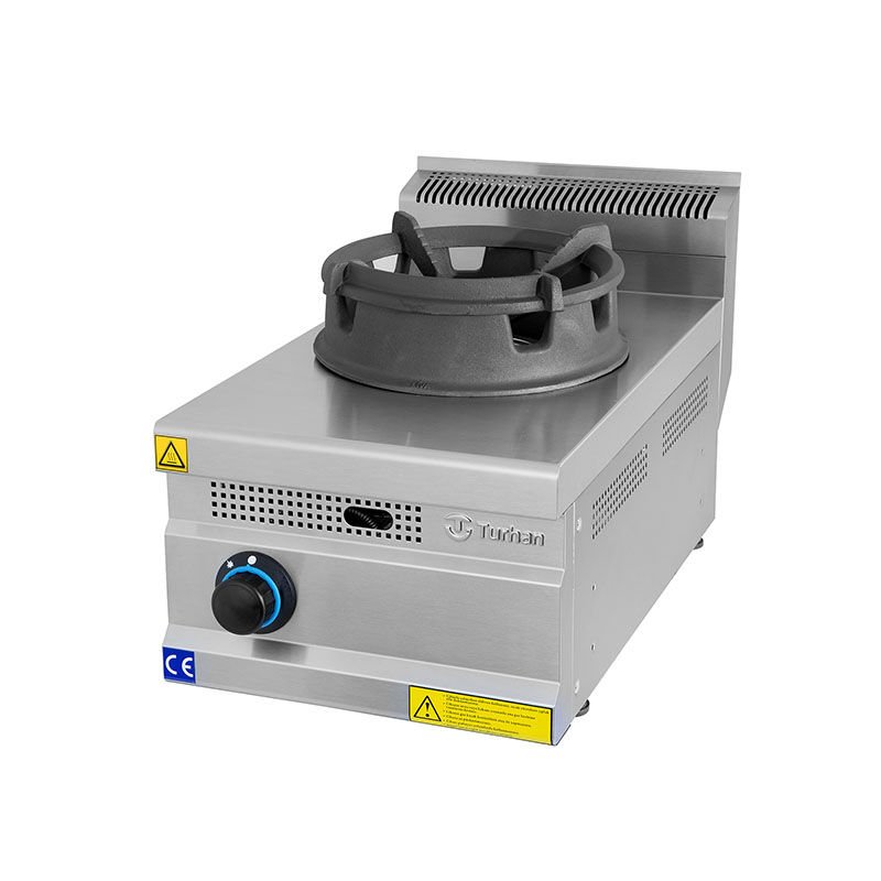 Turhan Çelik Tekli Wok Ocak Gazlı, 40x70x30 cm