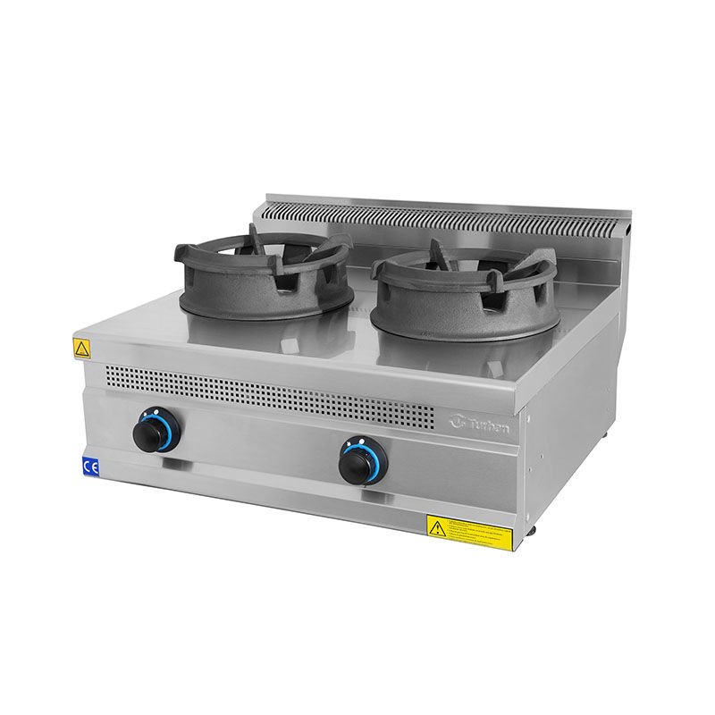 Turhan Çelik 2 li Wok Ocak Gazlı, 80x70x30 cm