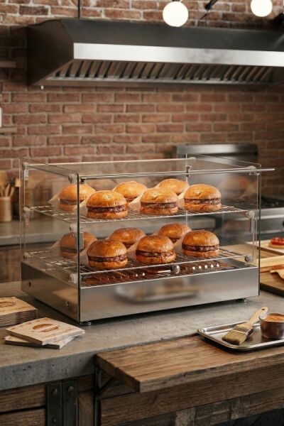 Vosco Sıcak Teşhir Dolabı 50Lt - VFTR-50L