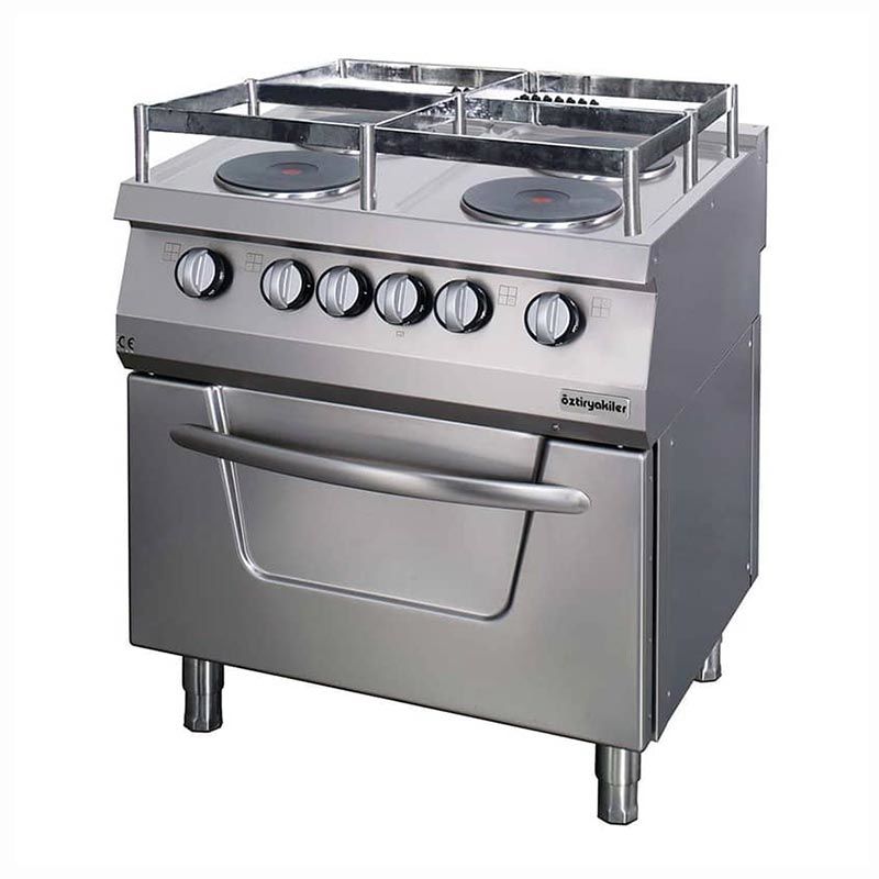 Öztiryakiler 4'lü Fırınlı Kuzine Elektrikli, Kare Pleytli Gemi Model