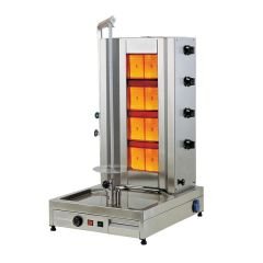 Öztiryakiler 4 Radyanlı Döner Ocağı Motorlu, Gazlı