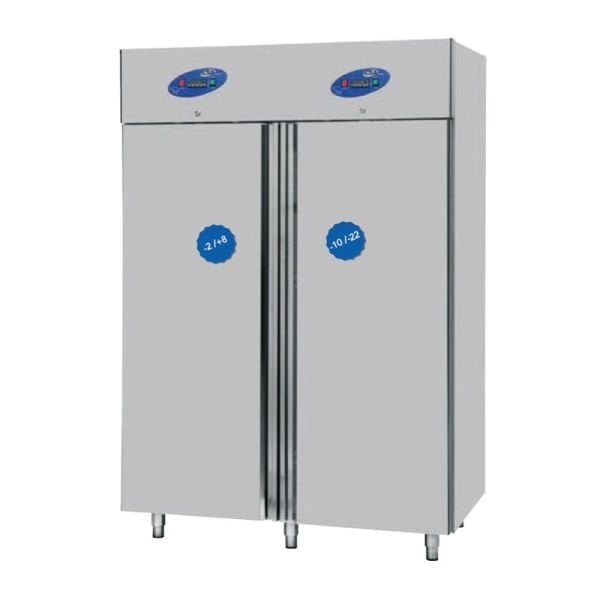 CSAİNOX Dik Tip Buzdolabı & Derin Dondurucu, 2 Kapılı, 1400 L, CS.DBNLK.1400