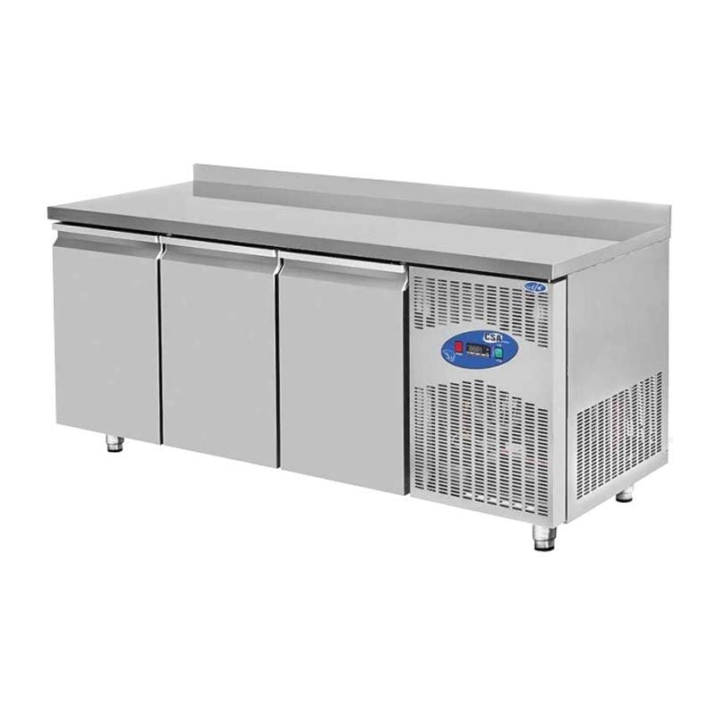 CSAİNOX Tezgah Tipi Buzdolabı 3 Kapılı, 400 L, CS.TEZ.3.600