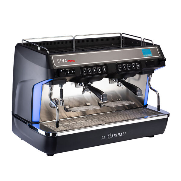 Carimali DivaPRO Otomatik Espresso Kahve Makinesi, 2 Gruplu, Siyah