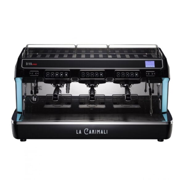 Carimali DivaPRO Otomatik Espresso Kahve Makinesi, 3 Gruplu, 400 V, Siyah