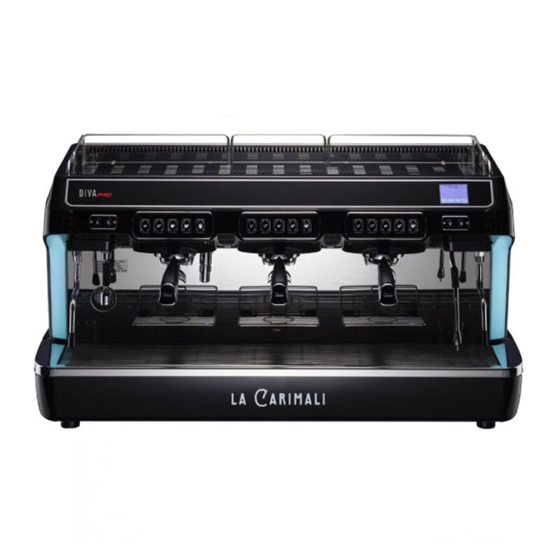 Carimali DivaPRO High Cappuccinatore Otomatik Espresso Kahve Makinesi, 3 Gruplu, Siyah