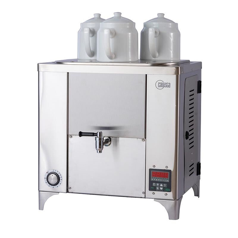 Çayista QGSE3I Qarabag Çay Makinesi, 3 Demlikli, 23 L, Elektrikli, Inox