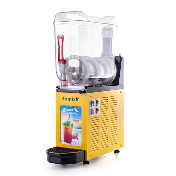 Samixir Allure Ice Slush Granita Soğuk Meyve Suyu Dispenseri, 12 L, Sarı, SLUSH12 YA