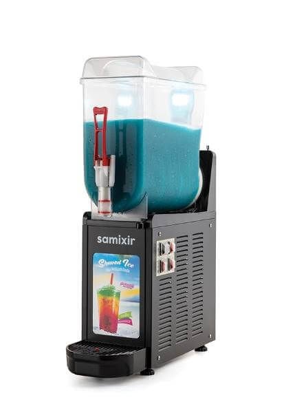 Samixir SLUSH Mono Allure 12 L Slush, Granita, Meyve Suyu Dispenseri, Siyah Renk SLUSH12.BA