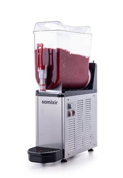 Samixir SLUSH Mono Allure 12 L Slush, Granita, Meyve Suyu Dispenseri, Inox SLUSH12.IA