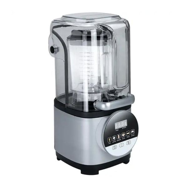 Vosco Pro Silent Gürültü Önleyici Kapaklı Dijital Bar Blender, 2 L, 1600 W, Gri HS-211E