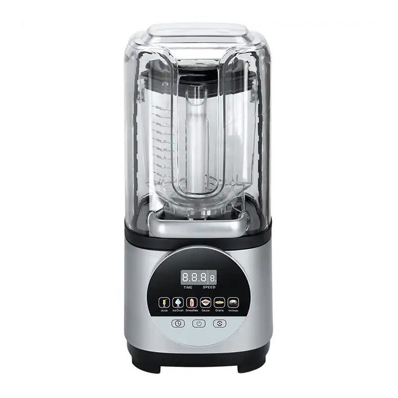 Vosco Pro Silent Gürültü Önleyici Kapaklı Dijital Bar Blender, 2 L, 1600 W, Gri HS-211E