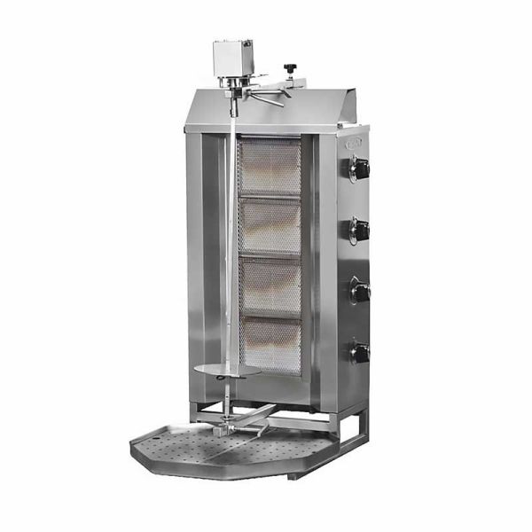 Pimak 4 Radyanlı Üstten Motorlu Döner Makinesi, Gazlı DO7/M77-1