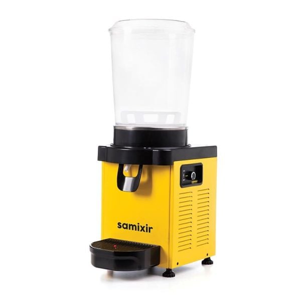 Samixir Panaromik Analog Soğuk İçecek Dispenseri, 10 L, Sarı, M10.AY