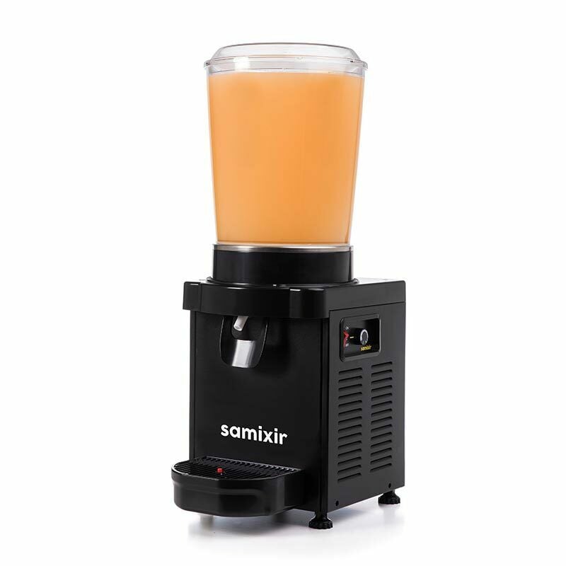Samixir Panaromik Analog Soğuk İçecek Dispenseri, 10 L, Siyah, M10.AB