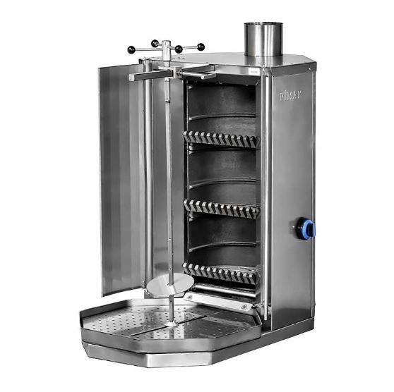 Pimak 3 Radyanlı Kömürlü Döner Makinesi, Lavtaşlı M077-L3