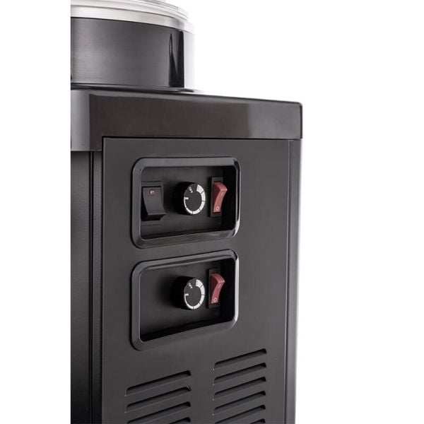 Samixir Panaromik Twin Soğuk İçecek Dispenseri, 10 L+10 L, Siyah, MM20.AB