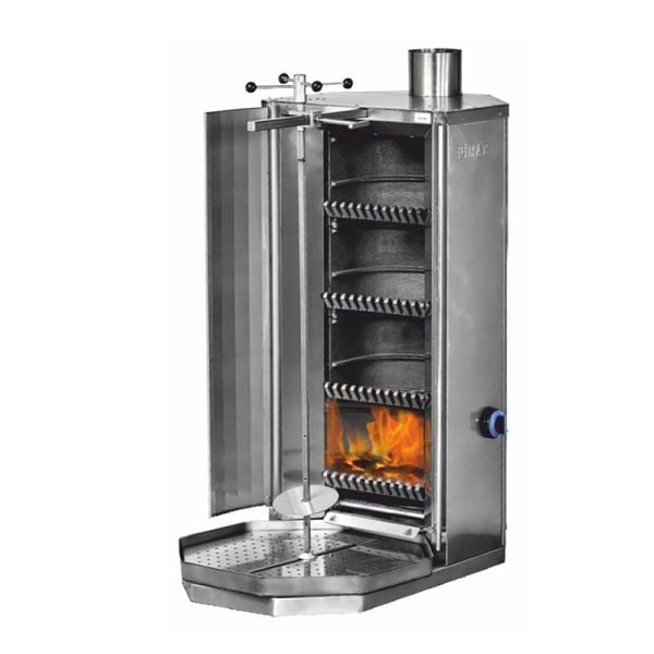 Pimak 4 Radyanlı Kömürlü Döner Makinesi, Lavtaşlı M077-L4