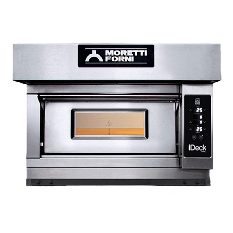 Moretti Forni Tek Katlı Taş Tabanlı 30 cm x 4 Pizza Kapasiteli Pizza Fırını, Elektrikli ID-M-60.60
