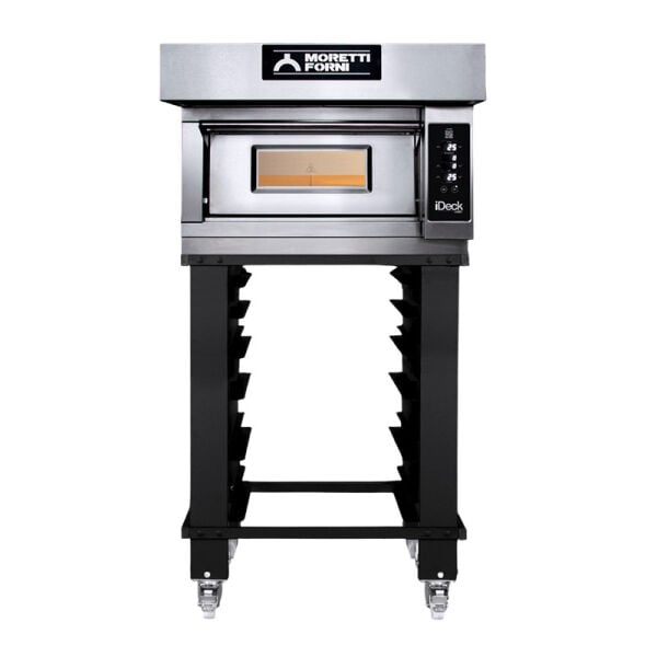 Moretti Forni Tek Katlı Taş Tabanlı 30 cm x 4 Pizza Kapasiteli Pizza Fırını, Elektrikli ID-M-60.60