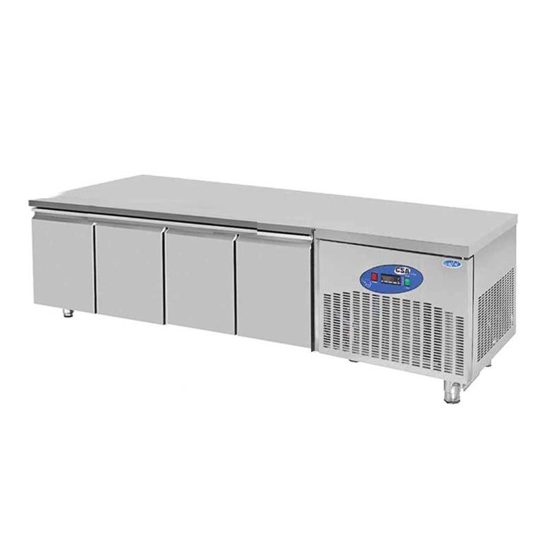 CSAİNOX Cihaz Altı Derin Dondurucu 4 Kapılı, 310 L, CS.CİH.4D.700