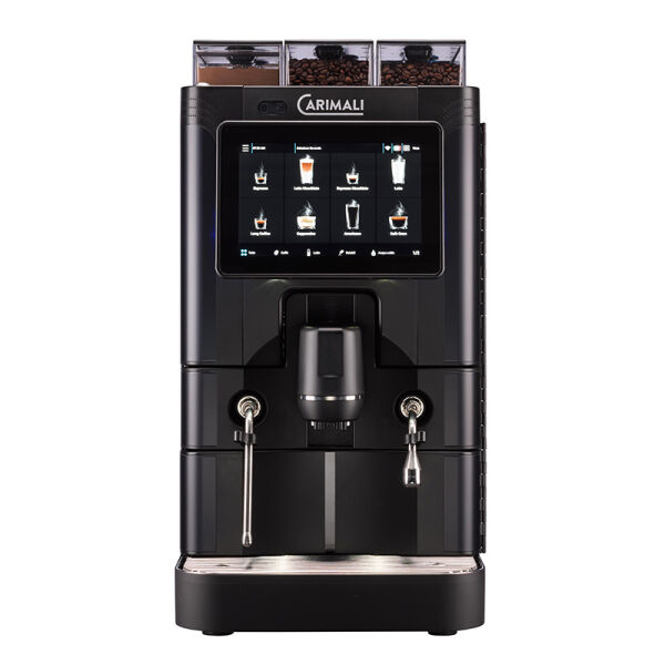 Carimali SilverAce Power M Brew L Tam Otomatik Espresso Kahve Makinesi, 2 Çekirdek Hazneli, 1 Toz Ürün Hazneli, Taze Sütlü