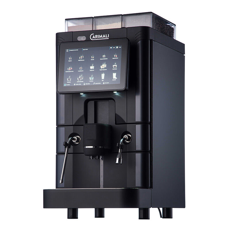 Carimali SilverAce Power M Brew L Tam Otomatik Espresso Kahve Makinesi, 2 Çekirdek Hazneli, 1 Toz Ürün Hazneli, Taze Sütlü