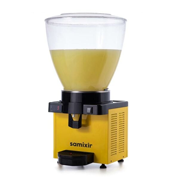 Samixir Panaromik Dijital Soğuk İçecek Dispenseri, 40 L, Sarı, M40.DY