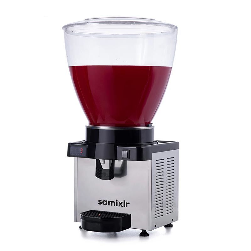 Samixir Panaromik Dijital Soğuk İçecek Dispenseri, 40 L, Inox, M40.DI