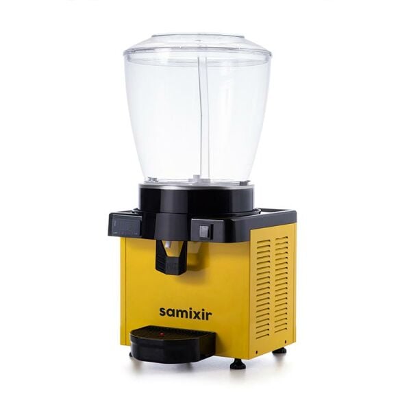 Samixir Panaromik Dijital Soğuk İçecek Dispenseri, 22 L, Sarı, S22.DY