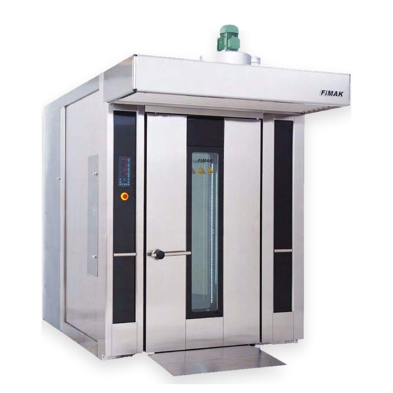 FİMAK FD-150 Roven 18 Tepsili Gazlı Döner Arabalı Ekmek Fırını, 2016 Ekmek Kapasiteli