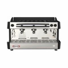 Empero Espresso Kahve Makinesi, Otomatik 3 Gruplu Siyah EMP.CPC.3GB-D