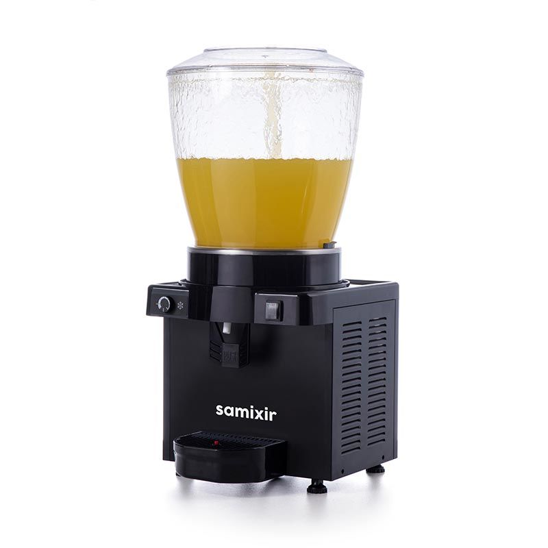 Samixir Panaromik Analog Soğuk İçecek Dispenseri, 22 L, Siyah, S22.AB