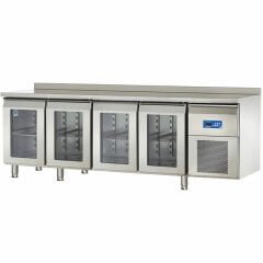 Öztiryakiler Tezgah Tip Buzdolabı, 4 Cam Kapılı TA 460 NMV