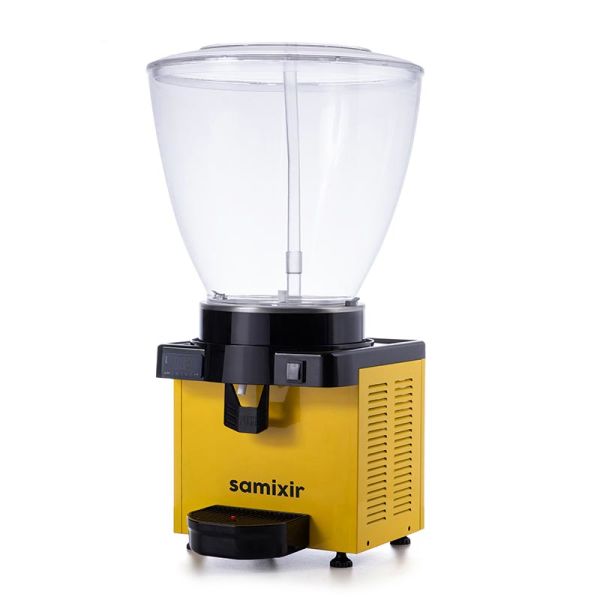 Samixir Panaromik Dijital Soğuk İçecek Dispenseri, 40 L, Sarı, S40.DY