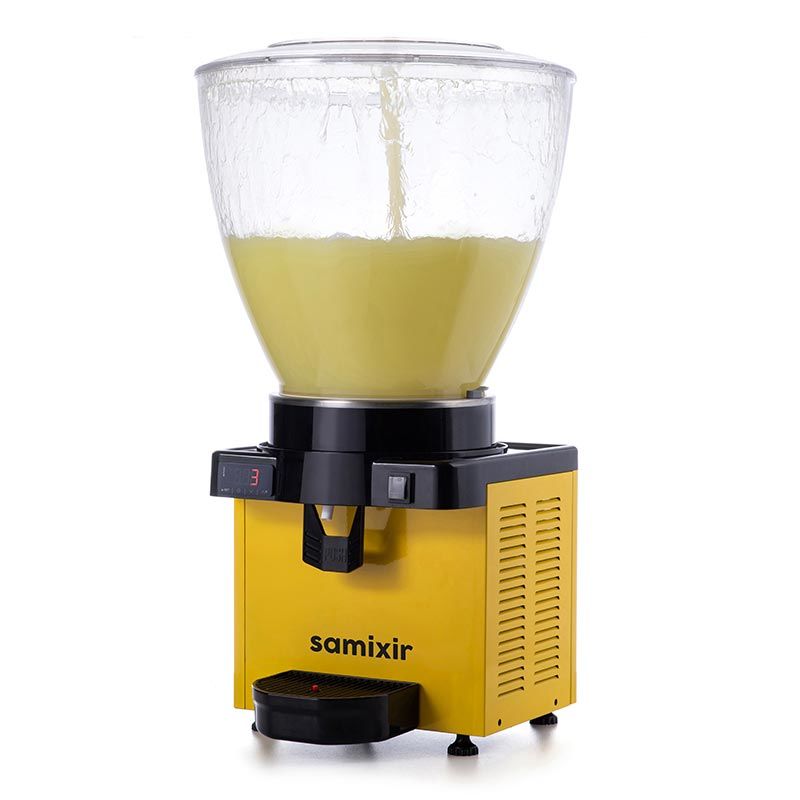 Samixir Panaromik Dijital Soğuk İçecek Dispenseri, 40 L, Sarı, S40.DY