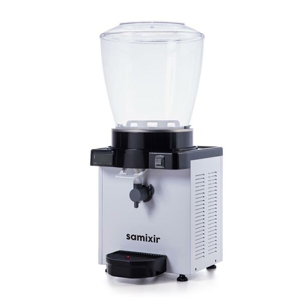 Samixir Panaromik Dijital Köpüklü Ayran Dispenseri, 22 L, Beyaz, KAM22.DW
