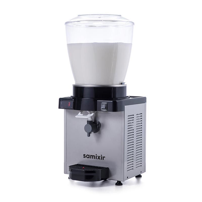 Samixir Panaromik Dijital Köpüklü Ayran Dispenseri, 22 L, Inox, KAM22.DI