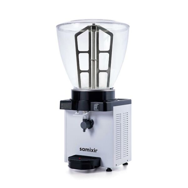 Samixir Panaromik Dijital Köpüklü Ayran Dispenseri, 40 L, Beyaz, KAM40.DW