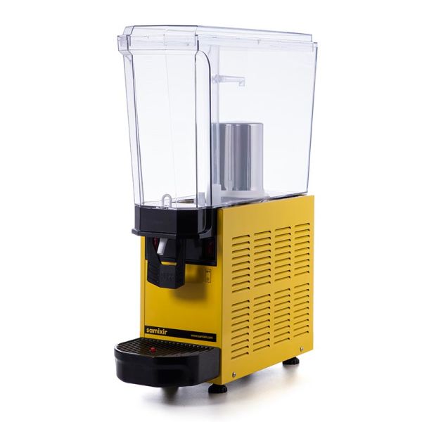 Samixir Klasik Mono Soğuk İçecek Dispenseri, 20 L, Fıskiyeli, Sarı, 20.SY