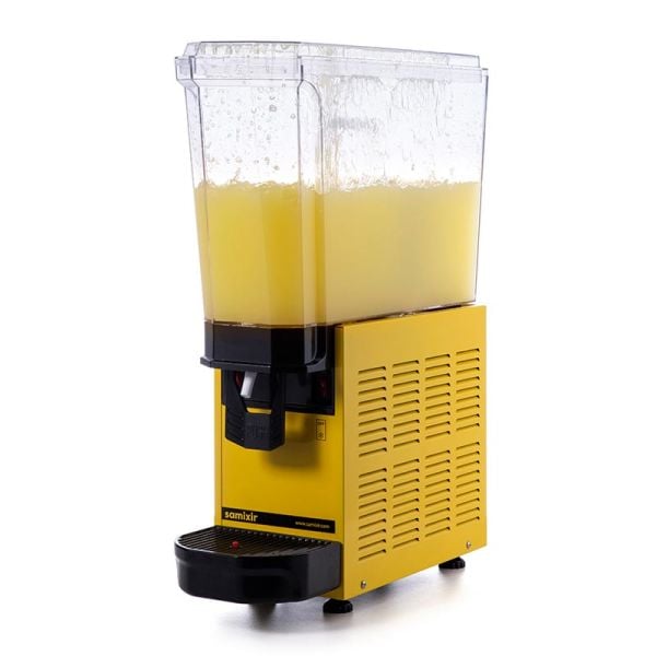 Samixir Klasik Mono Soğuk İçecek Dispenseri, 20 L, Fıskiyeli, Sarı, 20.SY
