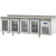 Öztiryakiler Tezgah Tip Buzdolabı, 4 Cam Kapılı, TAG 470 NMV