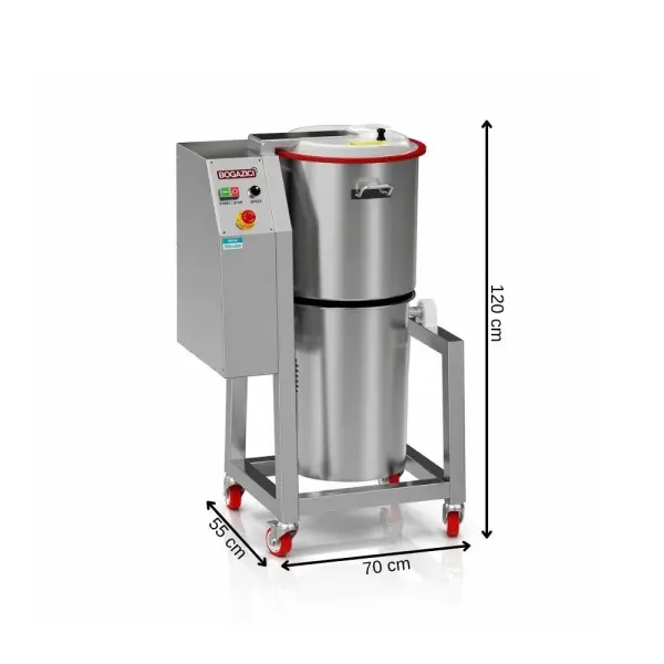 Boğaziçi Hız Ayarlı Devrilir Humus Makinesi 45 Litre, BDH.45S